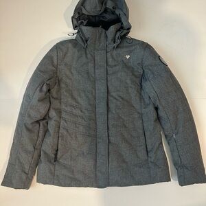 Women's Gray Hooded Jacket